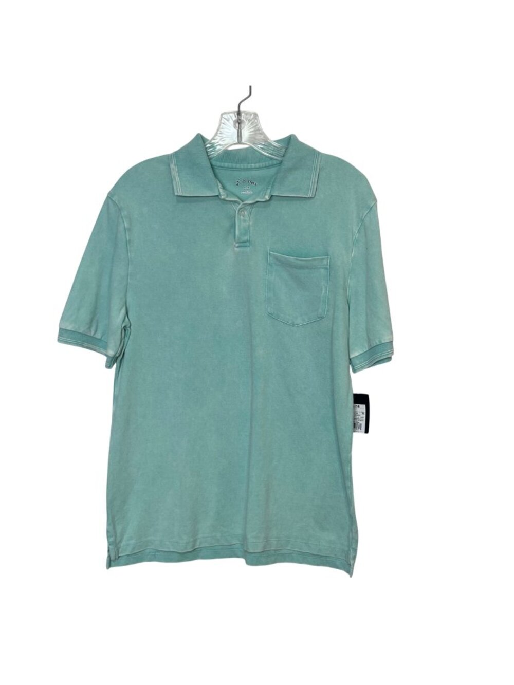 Art Class Faded Style Polo Shirt Boys XL 14 Light Aqua Green New